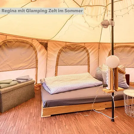Henrys Tiny Houses - Cottage Inge Oder Bungalow Regina Mit Glamping Zelt Im Sommer - Ruhig, Garten, Talblick, Natur *