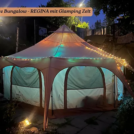 Henrys Tiny - Inge Oder Regina Mit Glamping Zelt Im Sommer - Ruhig, Garten, Talblick, *